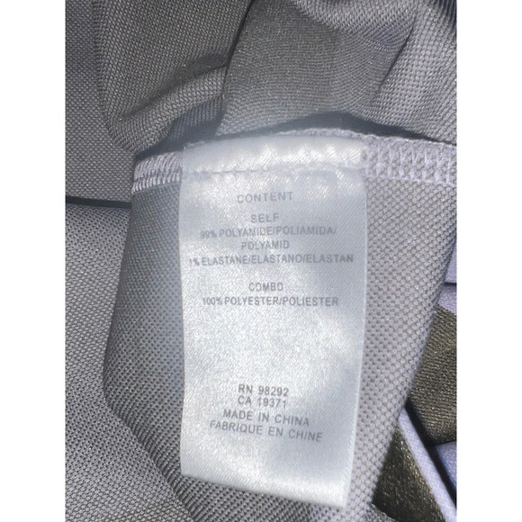 TIBI RUGBY  STRIPE CUT OUT BACK Preppy Collar Dress Mini Light Academic Size - Picture 8 of 10